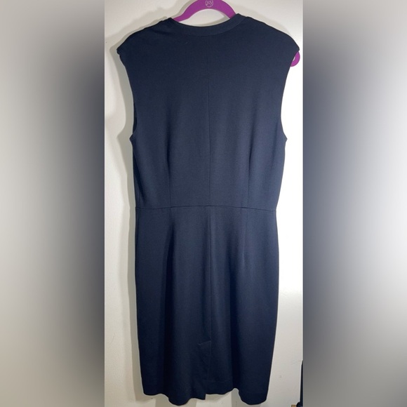 Kenneth Cole Reaction Zip Front Dress. Size 12. Black. Full length zipper. EUC - Picture 2 of 7